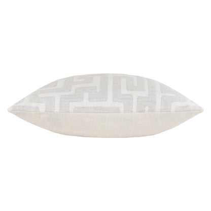 White - Side - Hoem Lauder Woven Jacquard Cushion Cover