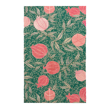 Green - Front - Paoletti Pomegranate Table Runner