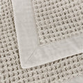 Taupe - Back - Yard Canopy Waffle Oversized Throw