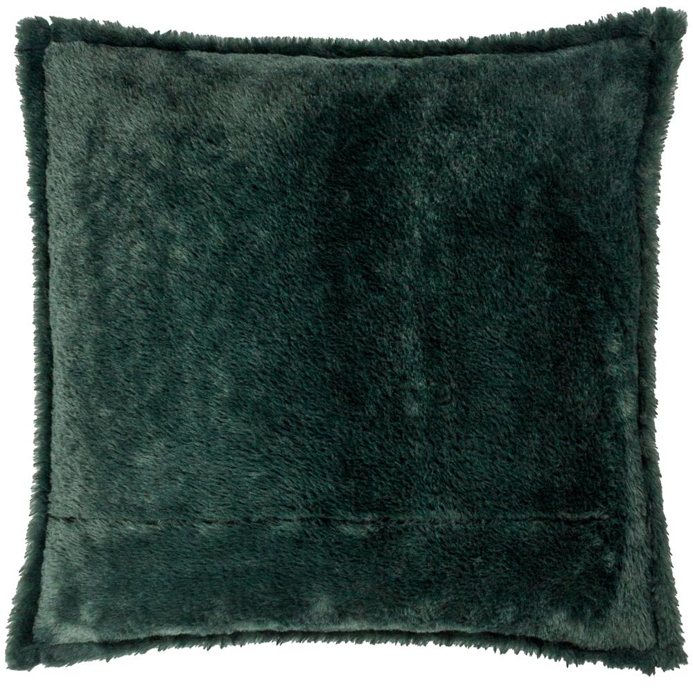 Emerald-Red - Back - Furn All Wrapped Up Faux Fur Cushion Cover