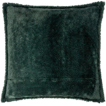 Emerald-Red - Back - Furn All Wrapped Up Faux Fur Cushion Cover