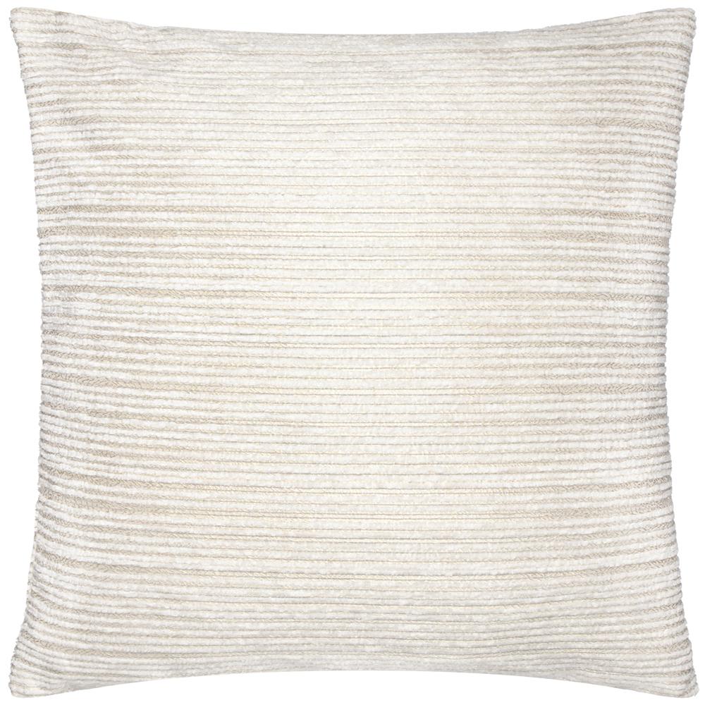 Ivory-Gold - Front - Paoletti Jupiter Chenille Jacquard Cushion Cover