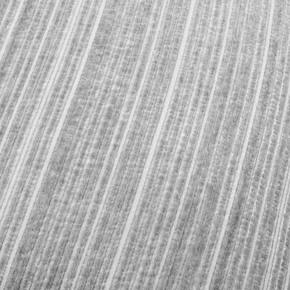 Silver - Side - Paoletti Jupiter Chenille Jacquard Cushion Cover