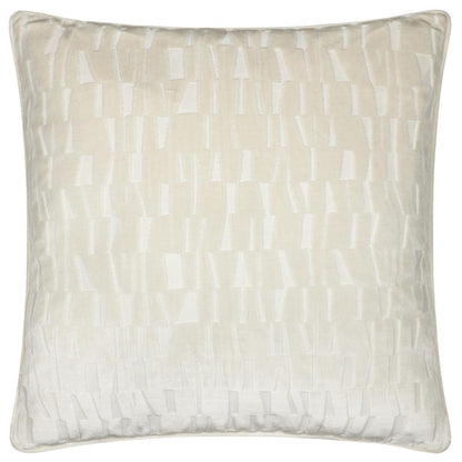 Ivory - Front - Paoletti Manhattan Velvet Cushion Cover