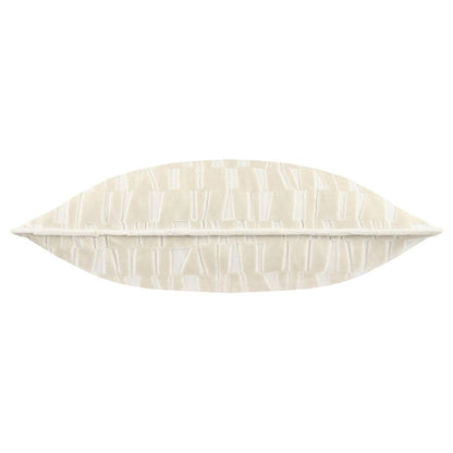 Ivory - Back - Paoletti Manhattan Velvet Cushion Cover