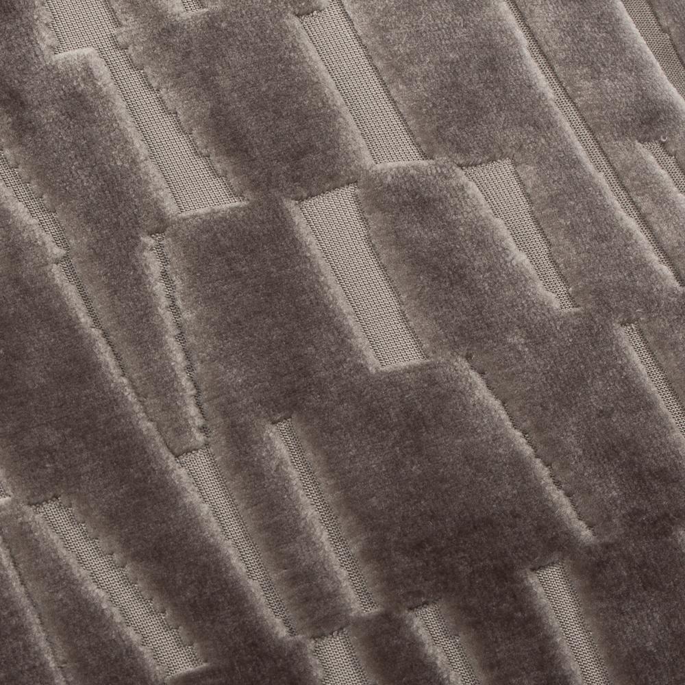 Mink - Side - Paoletti Manhattan Velvet Cushion Cover