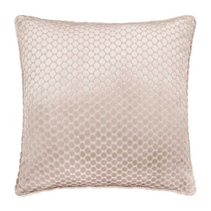 Champagne - Front - Paoletti Neptune Velvet Cushion Cover