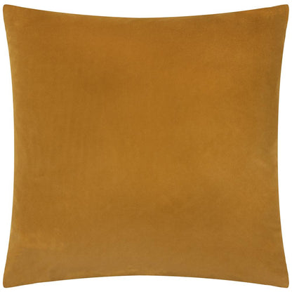 Gold - Back - Paoletti Savoy Velvet Stripe Cushion Cover