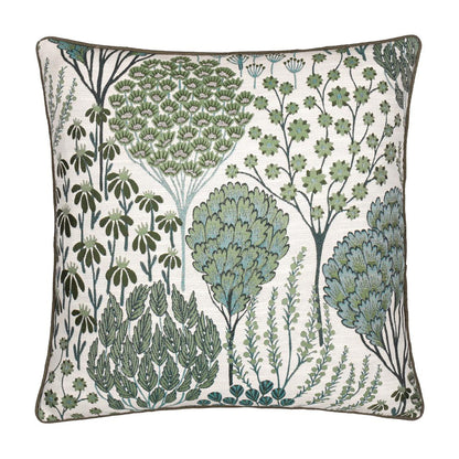 Mineral - Front - Wylder Ophelia Jacquard Floral Cushion Cover