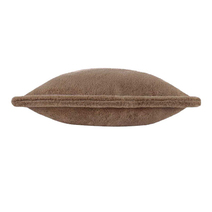 Mocha - Back - Furn Kallu Faux Fur Cushion Cover