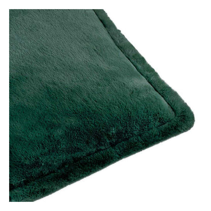 Green - Side - Furn Kallu Faux Fur Cushion Cover