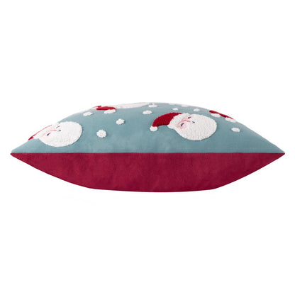 Multicoloured - Side - Furn Tufted Santa Cushion Cover