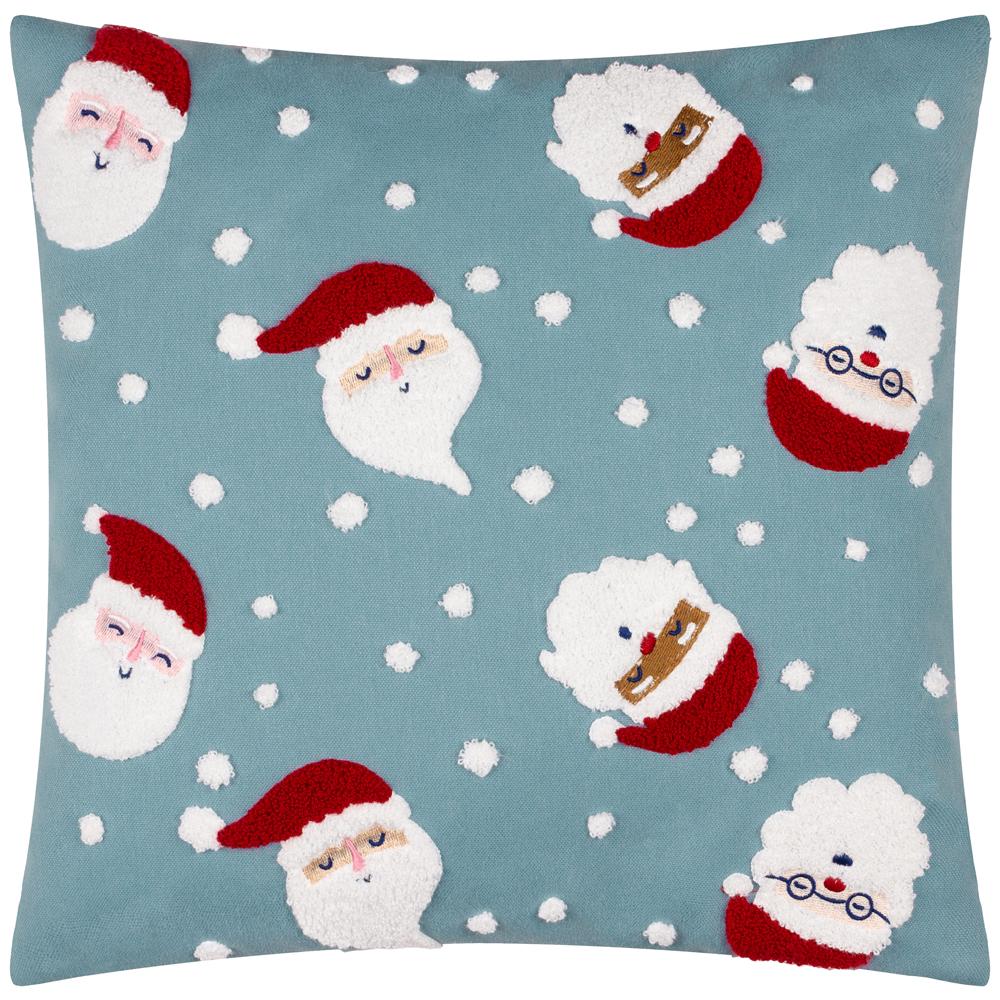 Multicoloured - Front - Furn Tufted Santa Cushion Cover