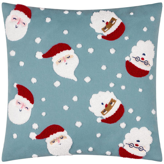 Multicoloured - Front - Furn Tufted Santa Cushion Cover