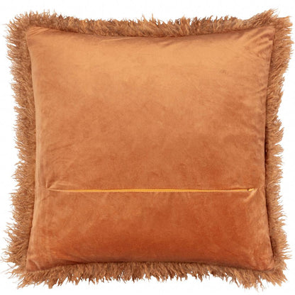 Ginger - Back - Furn Rowan Faux Fur Cushion Cover