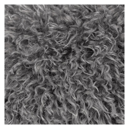 Grey - Side - Furn Rowan Faux Fur Cushion Cover