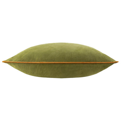 Olive-Ginger - Pack Shot - Furn Meridian Velvet Cushion Cover