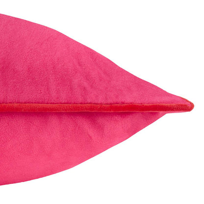 Pink-Red - Side - Furn Meridian Velvet Cushion Cover