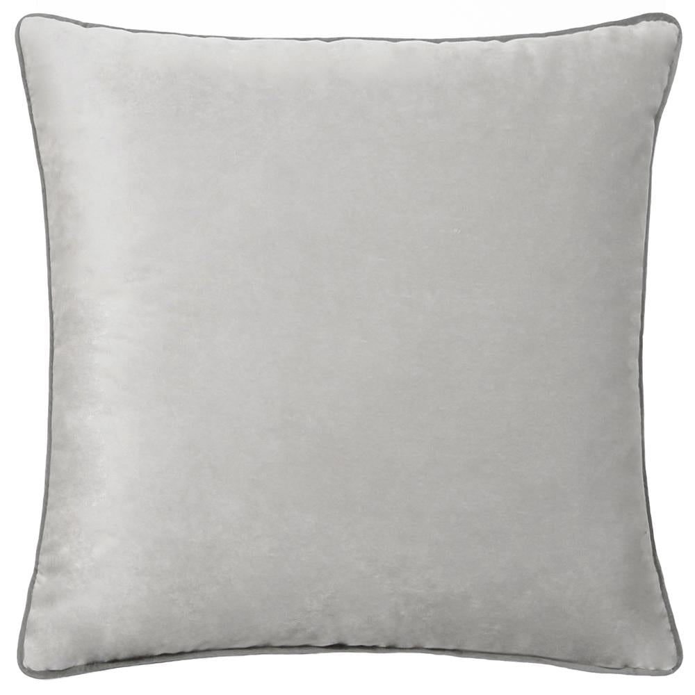 Dove-Charcoal - Front - Furn Meridian Velvet Cushion Cover