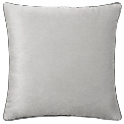 Dove-Charcoal - Front - Furn Meridian Velvet Cushion Cover