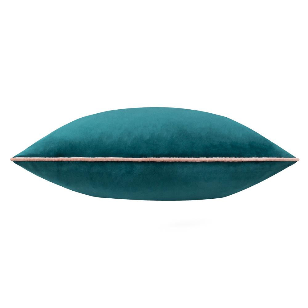 Teal-Blush - Back - Furn Meridian Velvet Cushion Cover