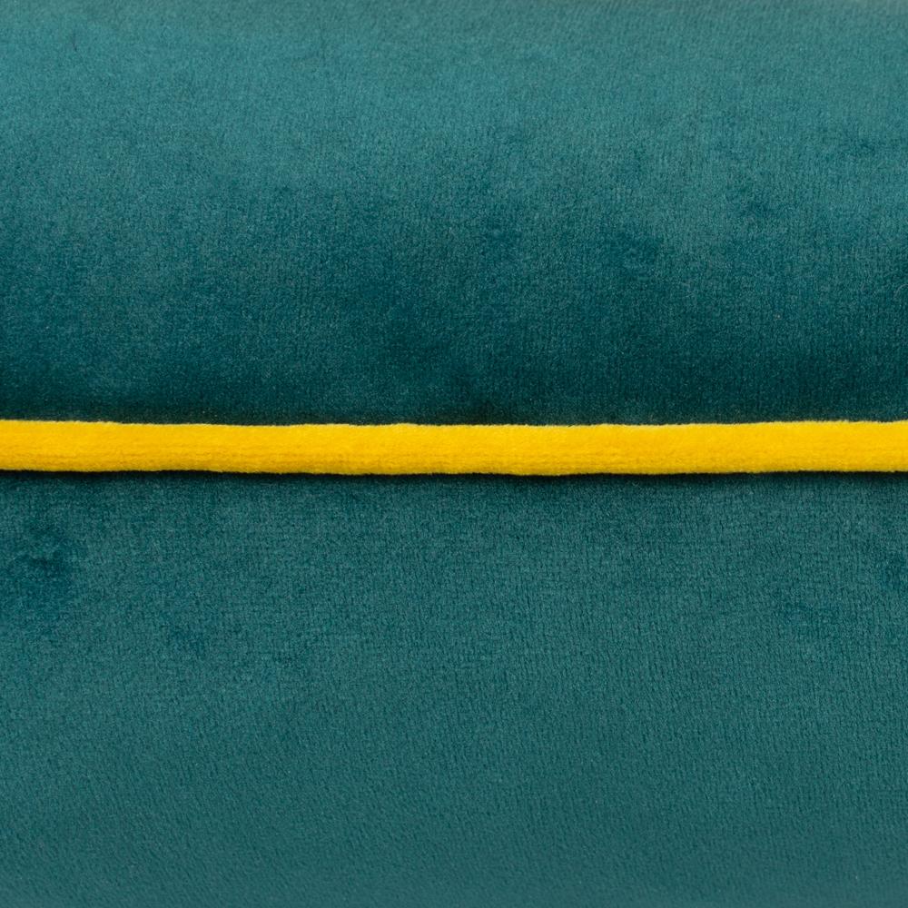 Teal-Cylon - Side - Furn Meridian Velvet Cushion Cover