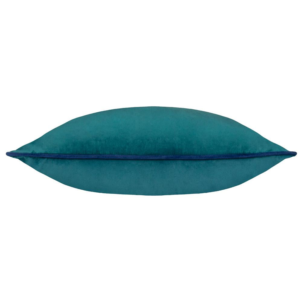 Teal-Navy - Back - Furn Meridian Velvet Cushion Cover