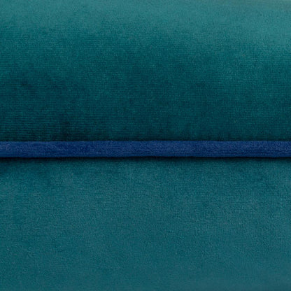 Teal-Navy - Side - Furn Meridian Velvet Cushion Cover
