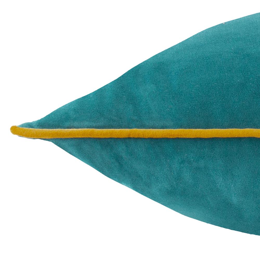 Teal-Ocher - Pack Shot - Furn Meridian Velvet Cushion Cover
