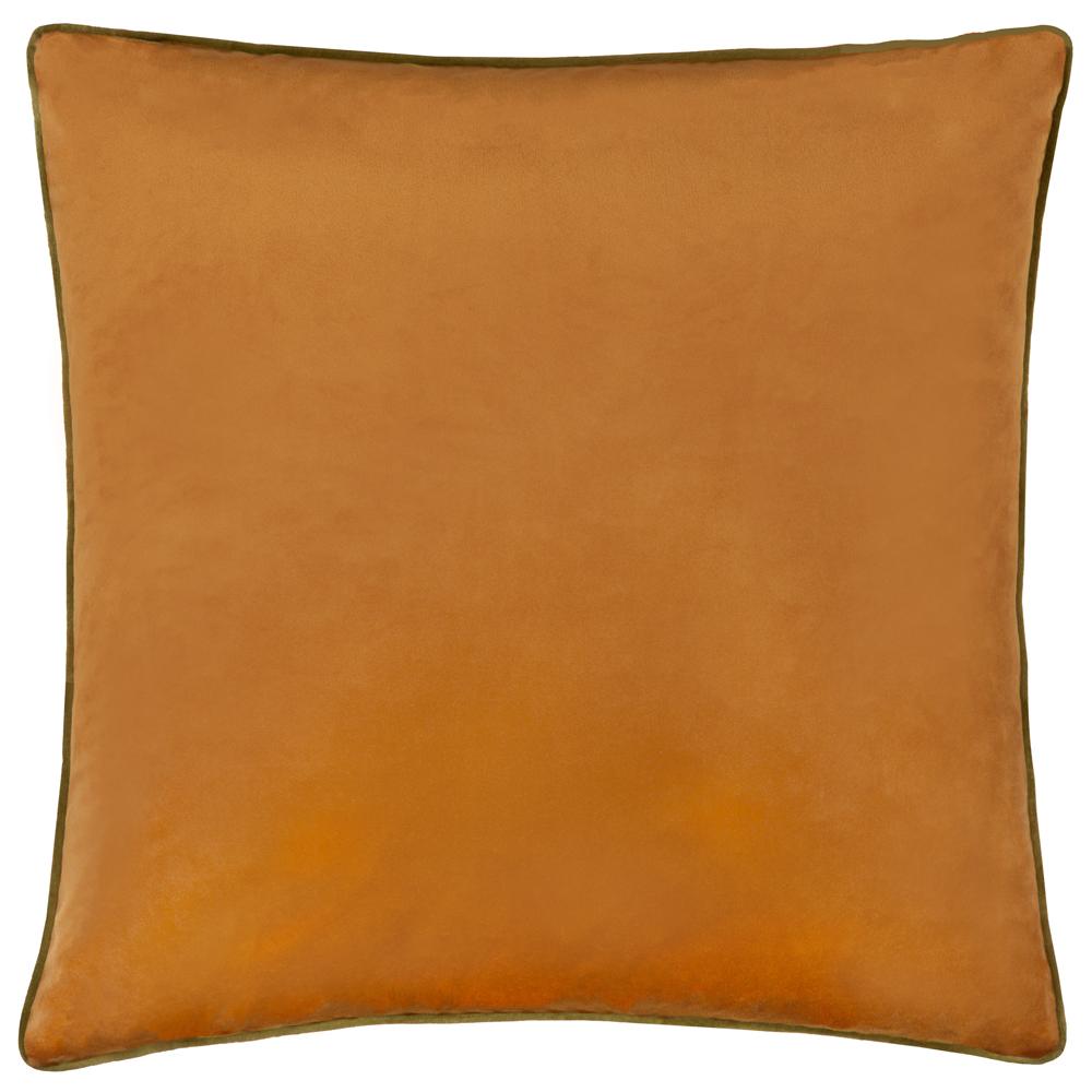 Ginger-Olive - Front - Furn Meridian Velvet Cushion Cover