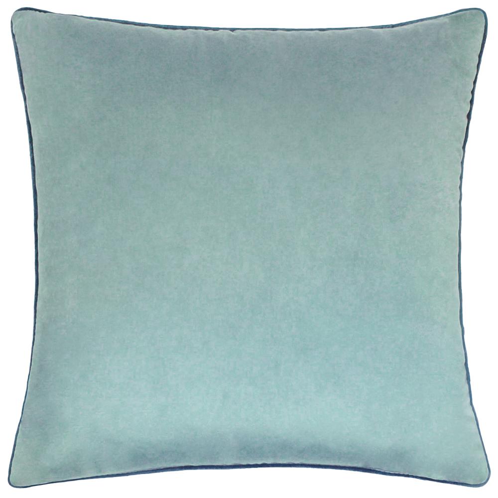 Mineral-Teal - Front - Furn Meridian Velvet Cushion Cover