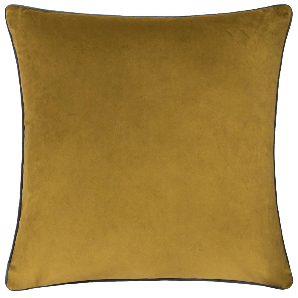 Moss-Charcoal - Front - Furn Meridian Velvet Cushion Cover