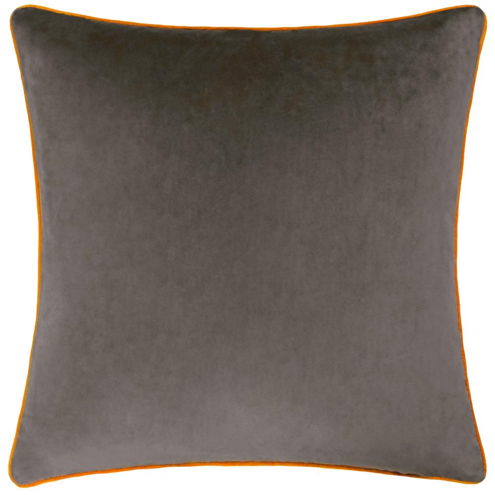 Mocha-Pumpkin - Front - Furn Meridian Velvet Cushion Cover