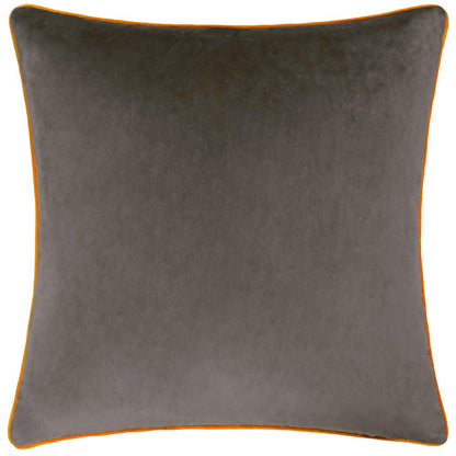 Mocha-Pumpkin - Front - Furn Meridian Velvet Cushion Cover