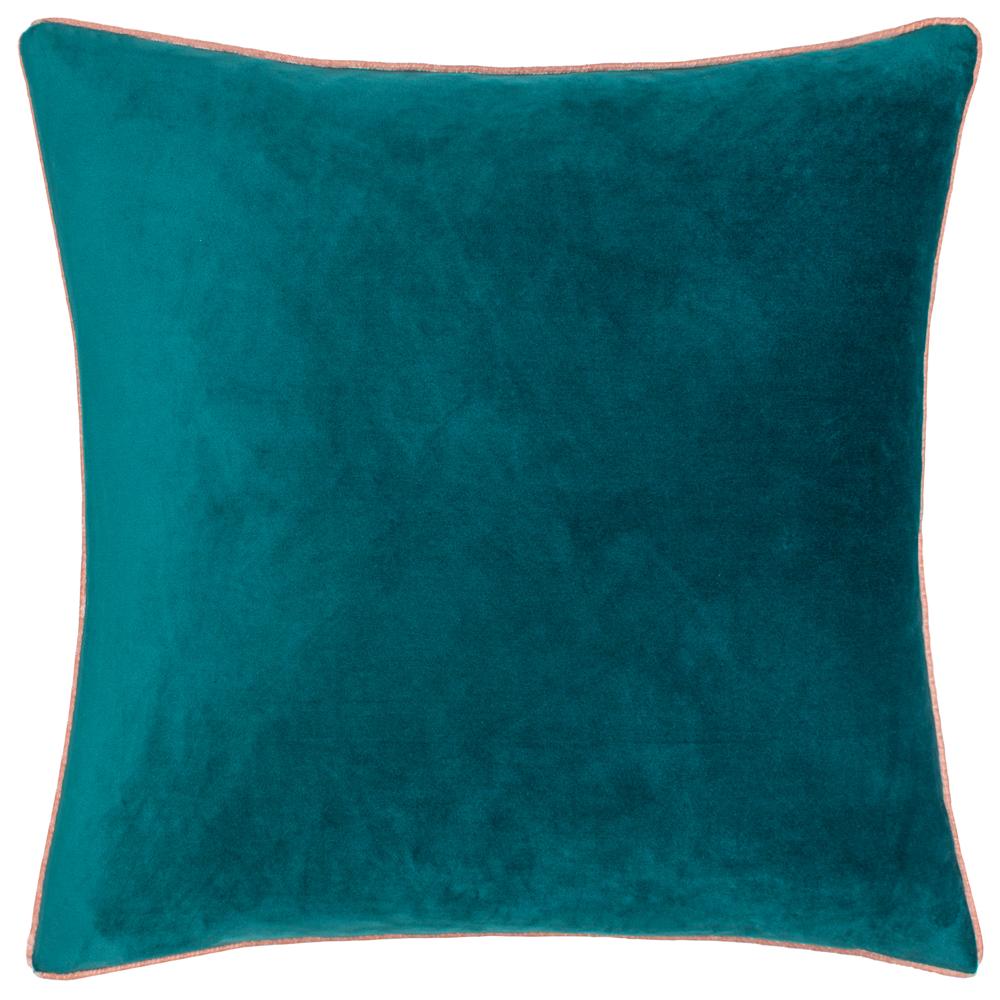 Teal-Blush - Front - Furn Meridian Velvet Cushion Cover