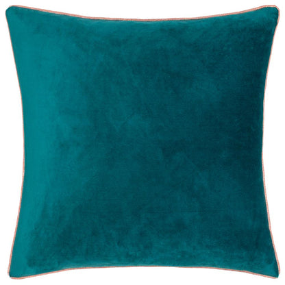 Teal-Blush - Front - Furn Meridian Velvet Cushion Cover