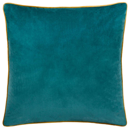 Teal-Ocher - Front - Furn Meridian Velvet Cushion Cover