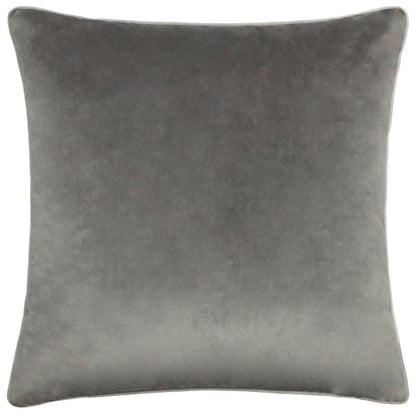 Charcoal-Dove - Front - Furn Meridian Velvet Cushion Cover