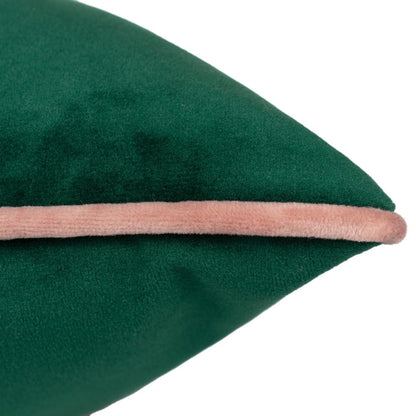 Emerald-Blush - Side - Furn Meridian Velvet Cushion Cover