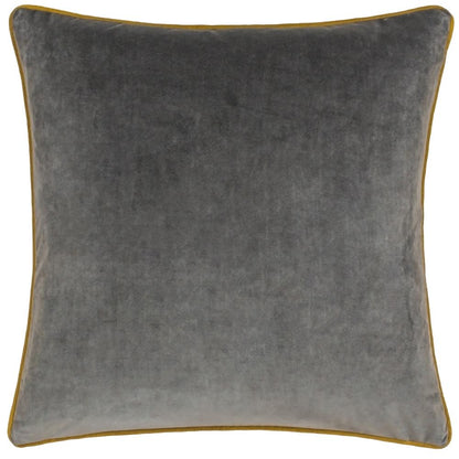 Charcoal-Moss - Front - Furn Meridian Velvet Cushion Cover