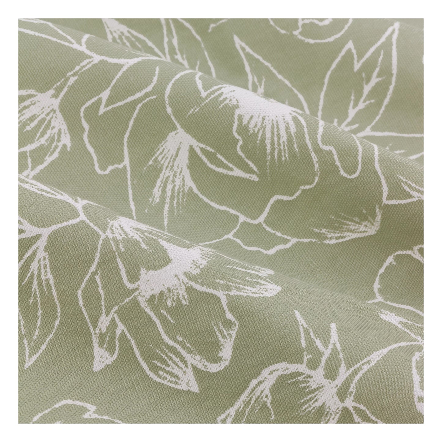 Sage - Lifestyle - Wylder Bella Lined Floral Pencil Pleat Curtains
