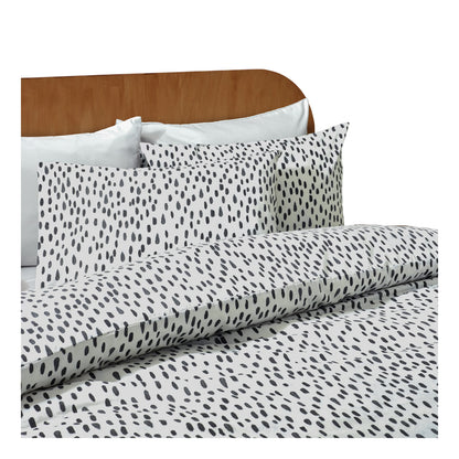 Multicoloured - Back - Furn Reversible Dotted Duvet Cover Set