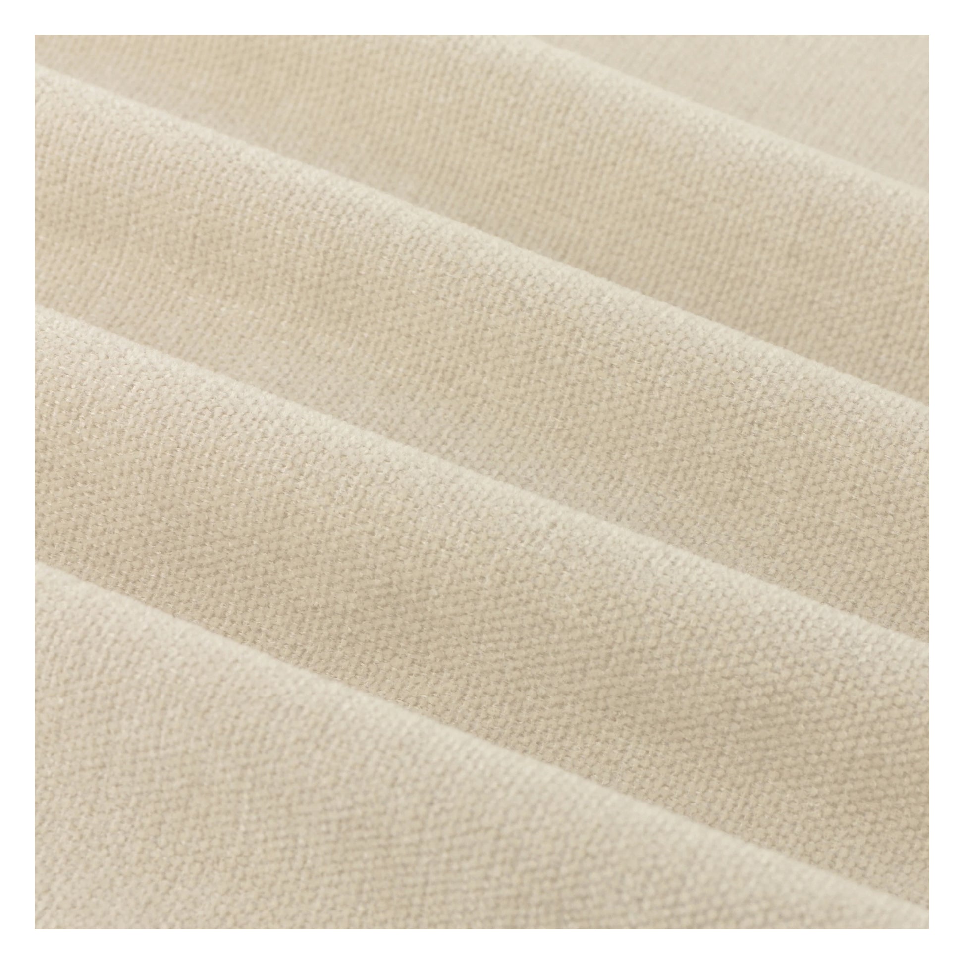 Ecru - Pack Shot - Furn Chenille Lined Pencil Pleat Curtains