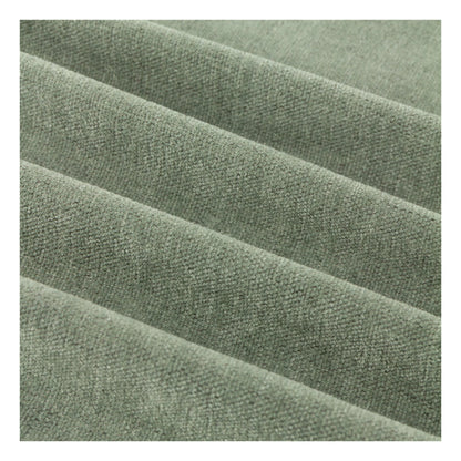 Green - Pack Shot - Furn Chenille Lined Pencil Pleat Curtains