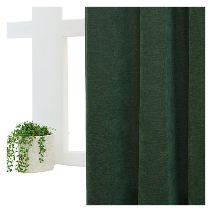 Bottle - Side - Furn Chenille Lined Pencil Pleat Curtains