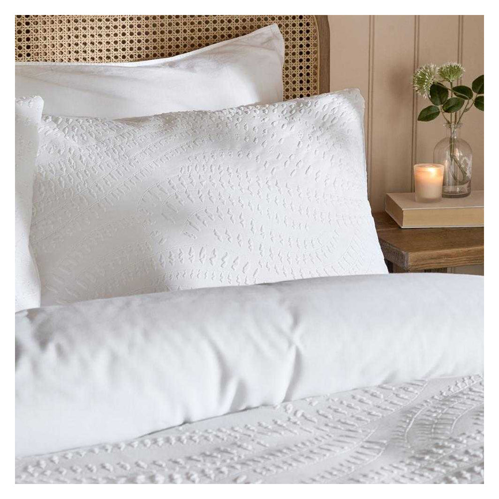 White - Back - Wylder Georgia Reversible Duvet Cover Set