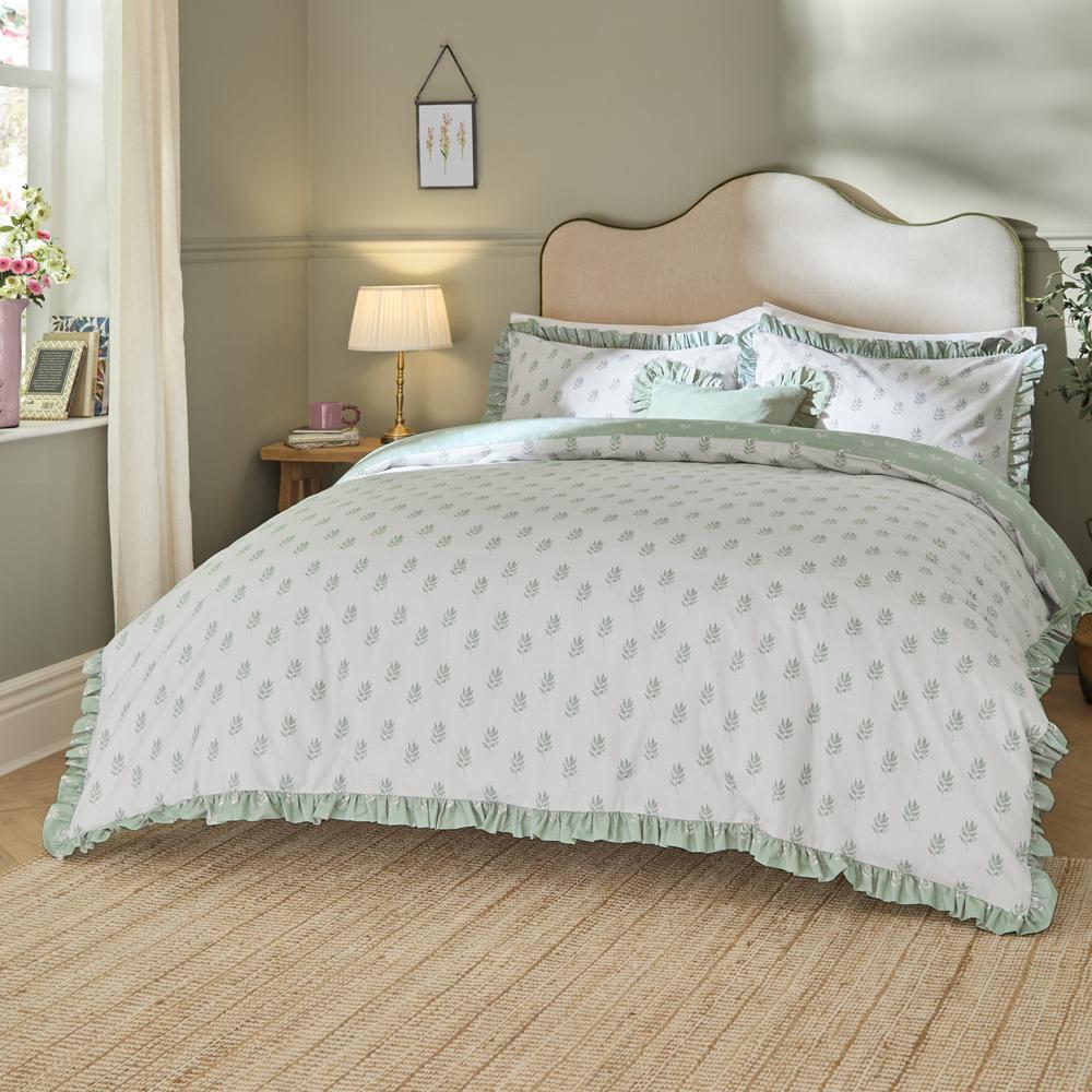 White-Sage - Back - Wylder Ava Reversible Duvet Cover Set