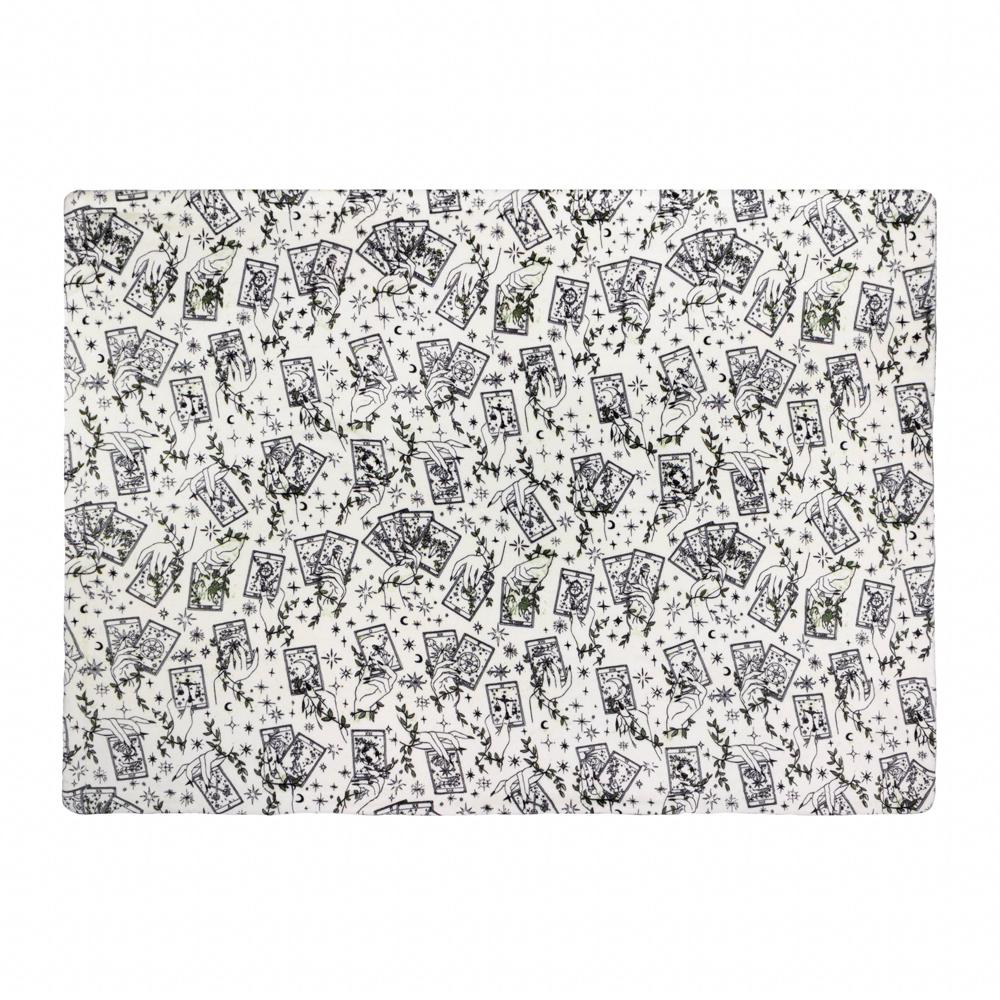 Green - Side - Furn Celestial Stories Sherpa Fleece Throw