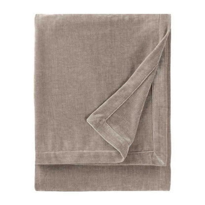 Greige - Front - Yard Chenille Heavy Throw