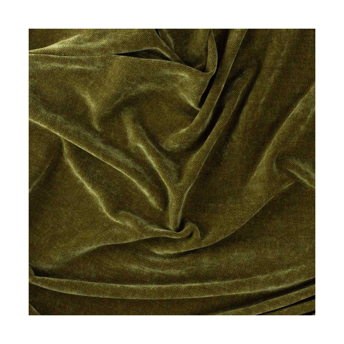 Olive - Side - Yard Chenille Heavy Throw